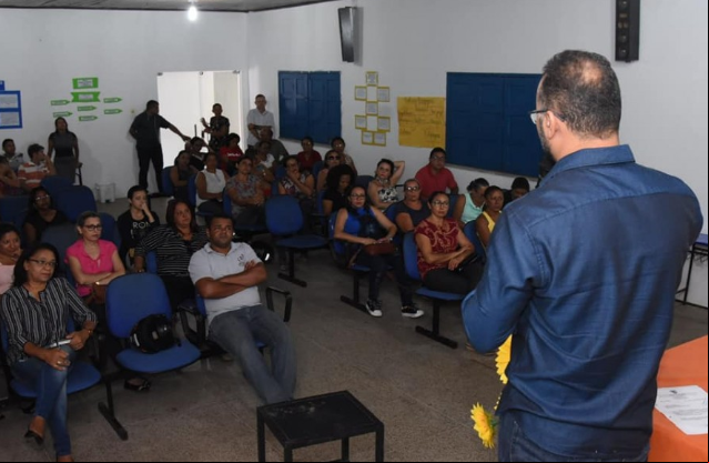 Reunião secretaria de educação Floriano