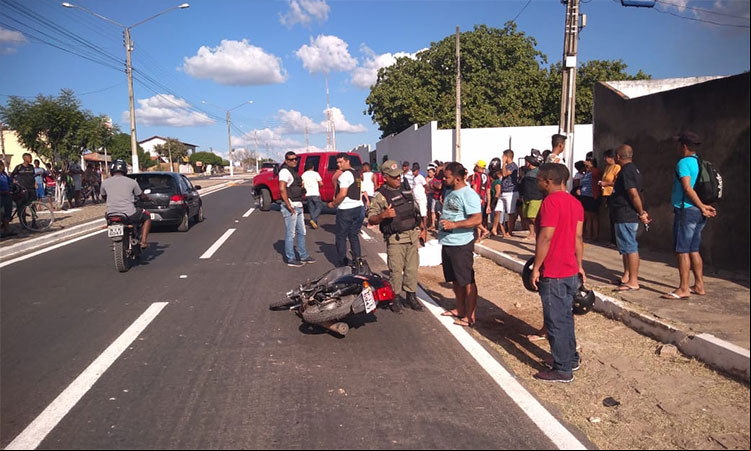 homem enfarta enquanto pilota moto e morre em Floriano